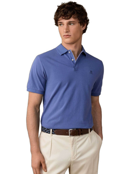 Hackett Ανδρική Μπλούζα Polo Μπλε Steel HM5600183