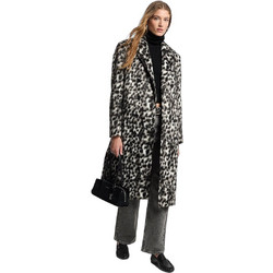 Michael Kors Γυναικεία Γούνα Μακριά Λευκή Μαύρη MF620MALFM-022