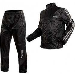 A-Pro Shark Ανδρικό Αδιάβροχο Σετ Μπουφάν & Παντελόνι Μαύρο Ασημί 1012785