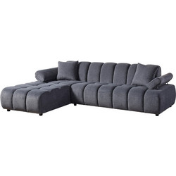 Varossi Bubble Γωνιακός Καναπές Δεξιά Γωνία Γκρι 273x195x80cm 400-021