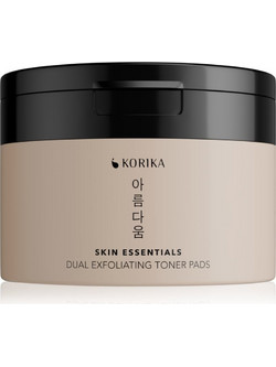 Korika Dual Exfoliating Toner Pads Χημικό Peeling Προσώπου για Αποτοξίνωση 20τμχ