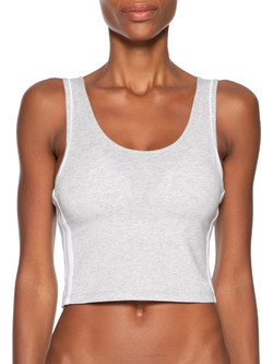 Adidas Originals Γυναικείο Αθλητικό Crop Top Γκρι 4A0410-202