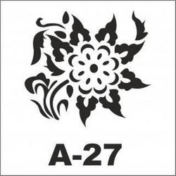 Artebella Στένσιλ Σχέδια Λουλούδι 20x20cm A-27
