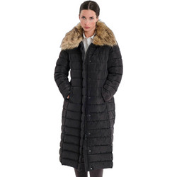Gerry Weber Γυναικείο Μπουφάν Καπιτονέ Μακρύ Μαύρο N78111120038