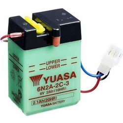 Yuasa Μπαταρία Μοτοσυκλέτας 6N2A-2C-3 2Ah