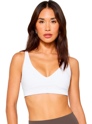 Fabletics Αθλητικό Μπουστάκι με Μέτρια Στήριξη & Ελαφριά Ενίσχυση Λευκό FT6044-BA2500633-3570