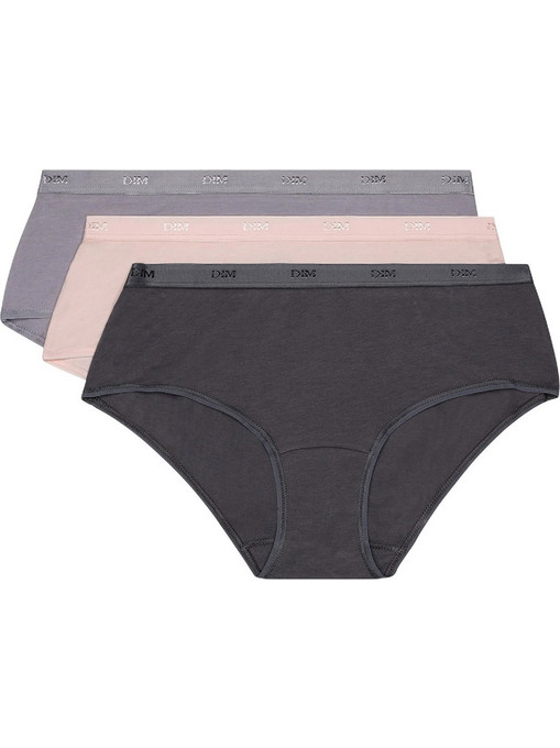 Dim Βαμβακερά Γυναικεία Μποξεράκια 3Pack 4H01 5MJ