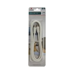 Triax Καλώδιο Κεραίας Coax Male to Coax Female 1.5m White TR153500