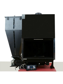 Werstahl Biohydro 40 Ενεργειακό Τζάκι Καλοριφέρ Pellet Ίσιο 40kW