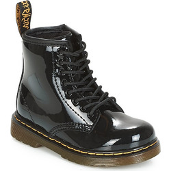 Dr. Martens Patent Lace Boo Παιδικά Αρβυλάκια Μαύρα με Φερμουάρ 15373003