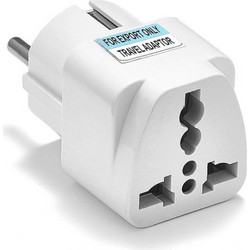 Φις adapter KBS08- Αντάπτορας Μετατροπέας Αμερικάνικου - Αγγλικού σε Ευρωπαϊκό φις πρίζας