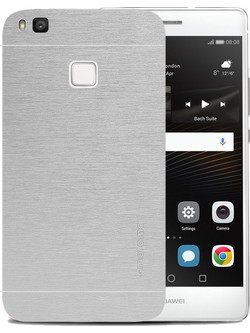 Huawei P9 Lite - Θήκη Αλουμινίου Ασημί Motomo