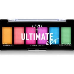 Nyx Ultimate Edit Petite Shadow Brights Παλέτα Σκιών 1.2gr