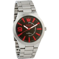 Season Time Prestige Steel Series Ανδρικό Ρολόι με Ασημί Μεταλλικό Μπρασελέ 5-2-19-3