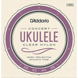 D'Addario EJ65C Σετ 4 Χορδές Ukelele Nylon 28-40" 1/4