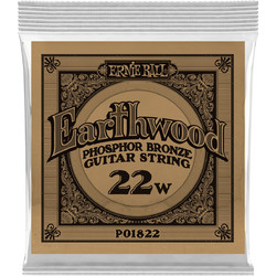 Ernie Ball 1822 Earthwood Χορδή Ακουστικής Κιθάρας Phosphor Bronze 22"