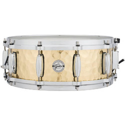 Gretsch Full Range Hammered Brass Snare Drum - 14" x 5"