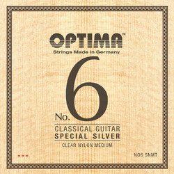 Optima No 6 Special Silver Σετ 6 Χορδές Κλασικής Κιθάρας Nylon Medium Tension