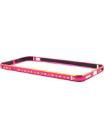 iPhone 6 Bumper Metal Strass Fuschia