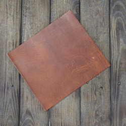 OILY BROWN LEATHER MOUSE PAD L109