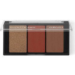 Grigi Pro Multi Trio 02 Brown Paradise Bronzer & Highlighter Palette