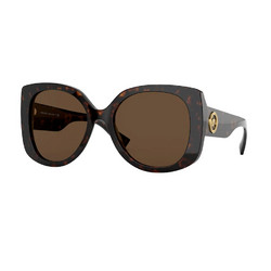 Versace Kendall Jenner VE 4387 108/73 Γυναικεία Γυαλιά Ηλίου Στρογγυλά Κοκάλινα Ταρταρούγα με Καφέ Polarized Φακό