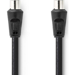 Nedis Καλώδιο Κεραίας Coax Male to Coax Female 3m Black CSGP40000BK30