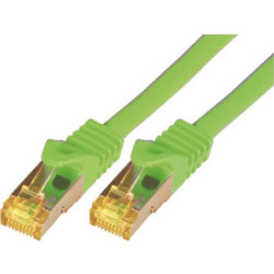 Mcab S/FTP STP Cat.7 Καλώδιο Δικτύου Ethernet 0.25m Green