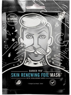 Barber Pro Skin Renewing Foil Κρεμώδης Μάσκα Προσώπου για Ενυδάτωση με Υαλουρονικό 1τμχ