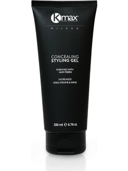 KMax Concealing Styling Σκούρο Καστανό Gel κατά της Τριχόπτωσης 200ml
