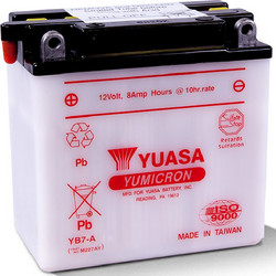 Yuasa Μπαταρία Μοτοσυκλέτας YB7-A 8Ah