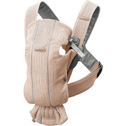BabyBjorn Mini 3D Mesh Μάρσιπος με Μέγιστο Βάρος 11kg Pearly Ροζ