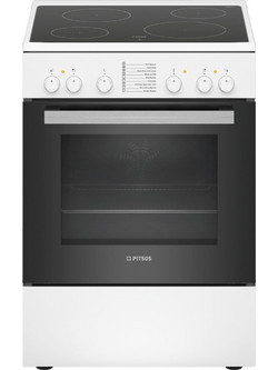 Pitsos Family PHC009120 Κουζίνα Ηλεκτρική 66lt με Κεραμικές Εστίες 60cm