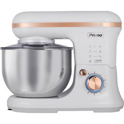 Primo PRMB-40256 White/Rose Κουζινομηχανή 1200W με Ανοξείδωτο Κάδο 5lt