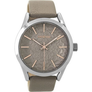 Oozoo Timepieces Γυναικείο Ρολόι με Γκρι Δερμάτινο Λουράκι C9473 Oozoo Timepieces Γυναικείο Ρολόι με Γκρι Δερμάτινο Λουράκι C9473