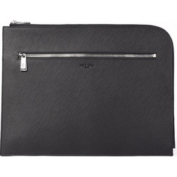 AZZARO Φάκελος εγγράφων Α4 σε μαύρο δέρμα saffiano SAF95EU - 22999-4-01