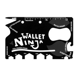 Έξυπνο Πολυεργαλείο Πορτοφολιού Ninja Wallet 18 σε 1, Σε Μέγεθος Πιστωτικής Κάρτας