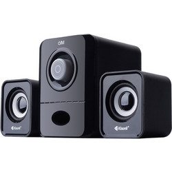 Kisonli U-2900BT Ηχεία Υπολογιστή 2.1 6W με Bluetooth Black