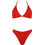 Gsecret Bikini Set Τριγωνάκι με Ενίσχυση Ψηλόμεσο Brazil Κόκκινο C9105-12439