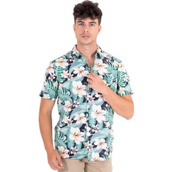 Hurley Cabana Ανδρικό Πουκάμισο Βαμβακερό Φλοράλ Κοντομάνικο Φαρδιά Γραμμή Πολύχρωμο