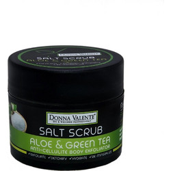 Donna Valente Aloe Vera & Green Tea Salt Scrub Σώματος 250gr