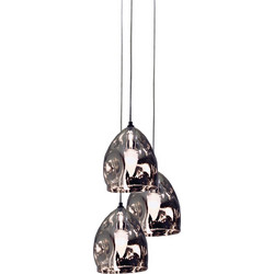 Home Lighting Soft Κρεμαστό Φωτιστικό Οροφής Πολύφωτο Ανθρακί 77-3695