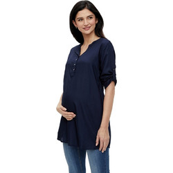 Πουκαμίσα tunic εγκυμοσύνης μπλε navy 20010957 Mamalicious