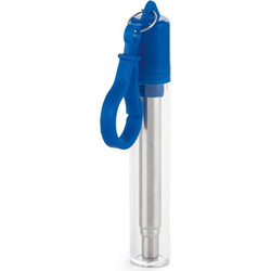 Hidea Καλαμάκι ανοξείδωτο Zamba Reusable straw kit Μπλε