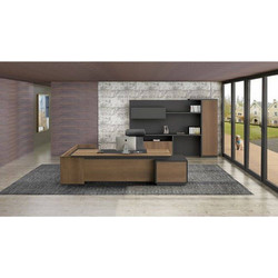 Woodwell Proline Επαγγελματικό Γραφείο Ξύλινο 200x200x76cm ΕΟ964,R