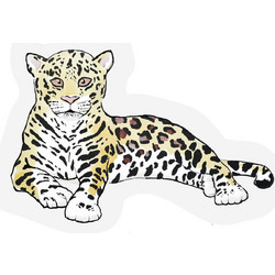 The Gift Label Leopard - Cut- out Ευχετήρια κάρτα