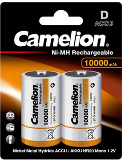 Camelion Rechargeable Accu D 10000mAh 2τμχ