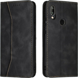 Bodycell Pu Leather Book Case Black (Xiaomi Redmi 7)