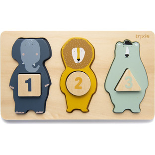 Παιδικό Puzzle Trixie Counting Puzzle Ζωάκια 6 Κομμάτια