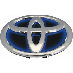 Σήμα Μάσκας Toyota Μπλε - Μαύρο 16x11cm